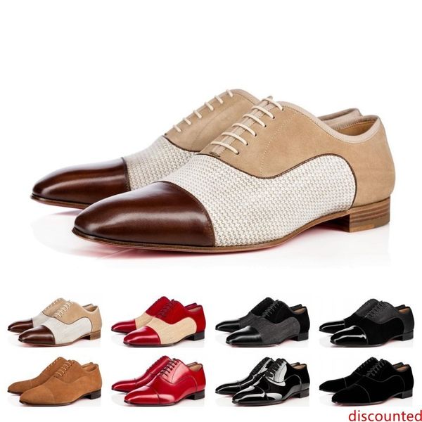 

discounts gentleman sneaker greggo orlato flats men women walking wedding party dress luxury designer red sole shoes