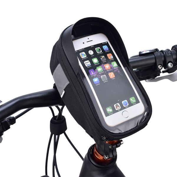 Nouveau cycle motocycle guidon monté titulaire de cas de smartphone