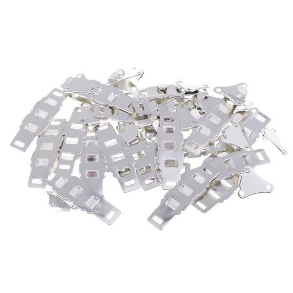 

20pcs trouser/skirt hooks and bars fasteners waistband extenders tailor sew, Black