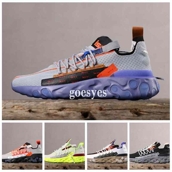 

2019 react lw wr ispa running shoes women mens designer sneakers undercover x function runner trainers wolf grey des chaussures schuhe, White;red