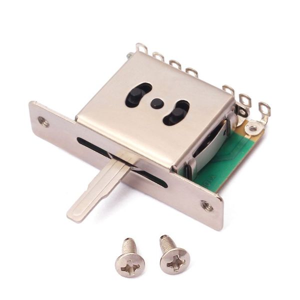 

heavy duty 5 way pickup switch with knob for electric guitar parts replacement