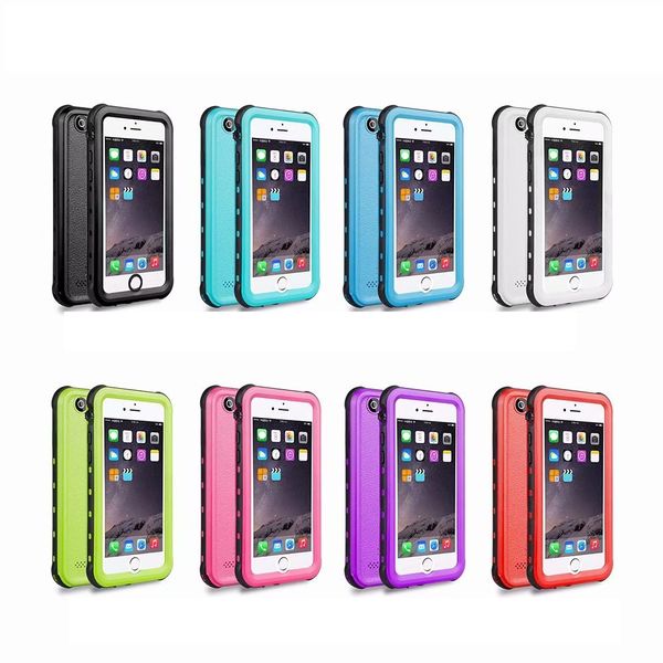 Impermeável à prova de choque caso do iPhone Capa Para redpepper Series Dot 6 6s 7 8 mais 60pcs / lot