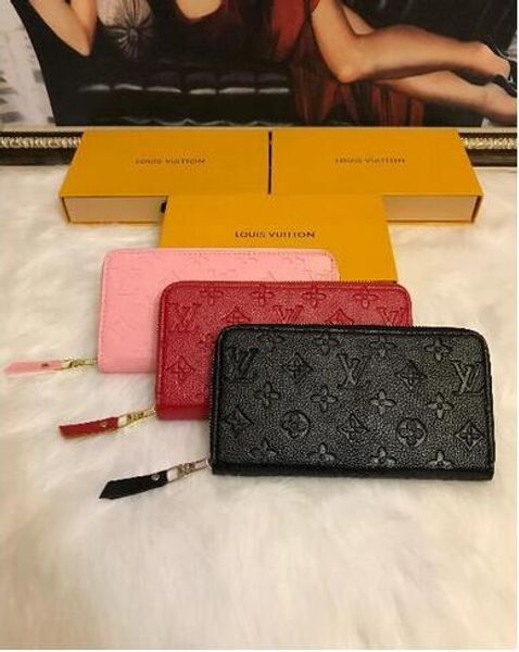 

a5 new selling women bag retro wonen long wallet hollowed out wallet leather womens wallet 9jg7, Red;black