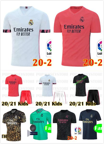 

2020 2021 реал мадрид трикотажные изделия 20 21 футбол джерси hazard sergio ramos benzema vinicius camiseta футбольная рубашка униформа мужч, Black