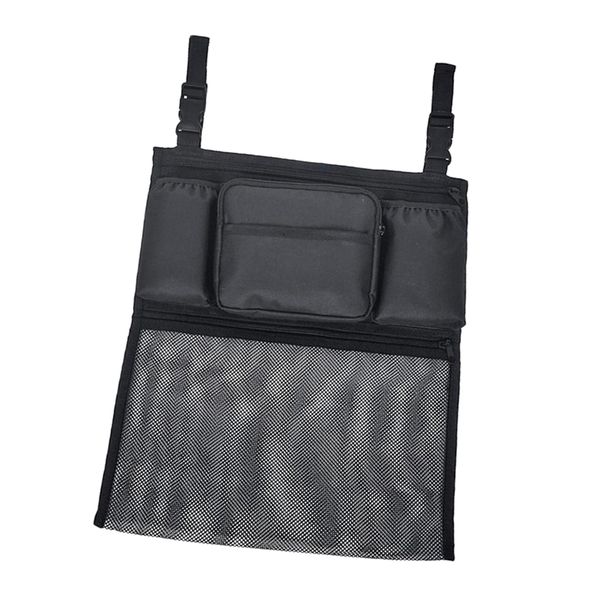 

portable wheelchair side hanging storage bag with two buckles and strap