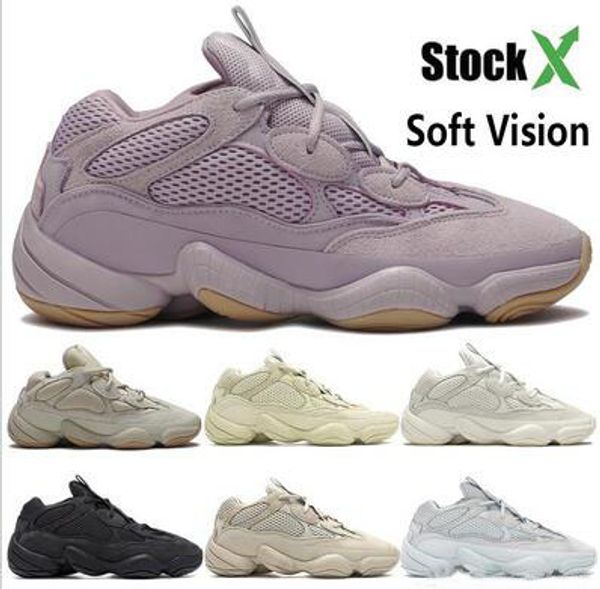 

desert rat 500 soft vision stone kanye west 3m светоотражающие мужские кроссовки bone white utility black salt мужчины женщины дизайнерские