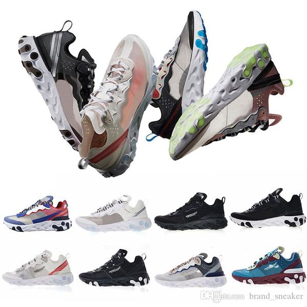 

undercover x react element 87 luxury fashion womens mens designer running shoes men sneakers women brand 87 shoes trainers race runners