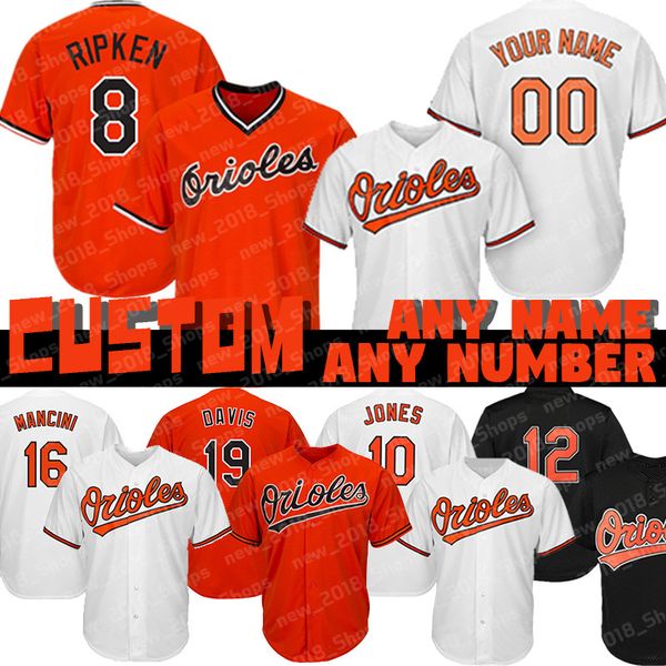 

Custom 8 Cal Ripken Jr. Orioles 19 Chris Davis 16 Kolten Wong 10 Adam Jones 15 Chance Sisco 22 Jim Palmer 37 Dylan Bundy 25 Anthony Santande