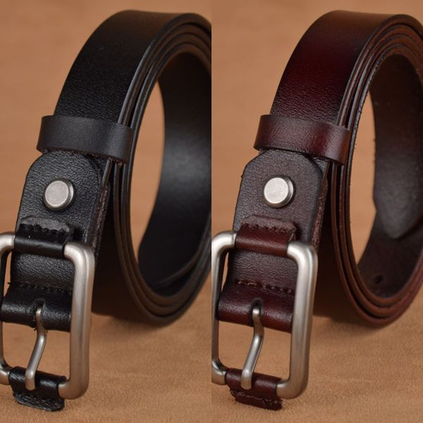 

clothing students clothing student's dress women's belt children's and children's and teenagers's leather belt, Black
