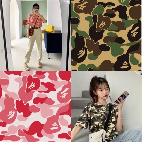 

2020 loose tie-dyed short-sleeved t-shirt female ins super t-shirt coat fashion round collar half-sleeve top, White