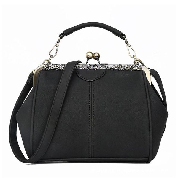 

new women handbag shoulder bags tote purse kiss lock frosted messenger hobo satchel bag crossbody