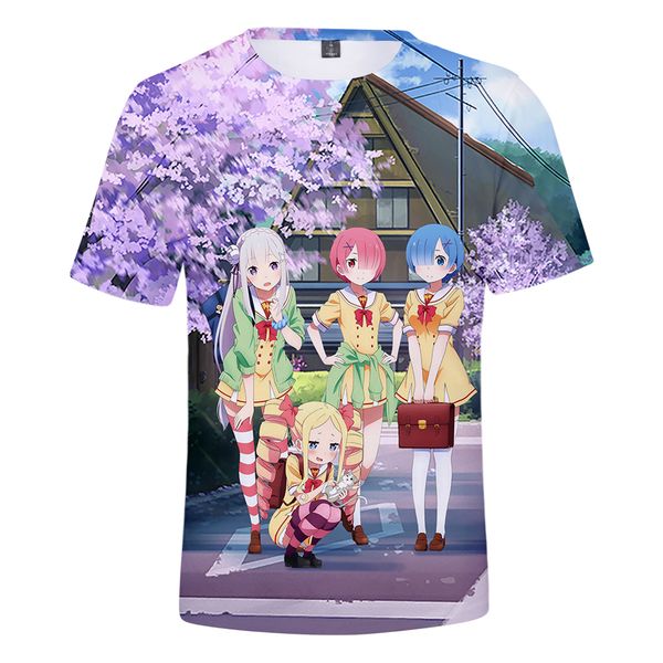 

anime re fullmetal alchemist date a live goblin slayer new t shirt 3d print men/womens summer round collar short sleeve casual u1640, White;black