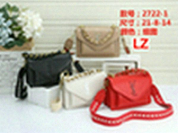 

women shoulder bag silver chain bag crossbody pure color handbag crossbody messenger tote bag purse wallet