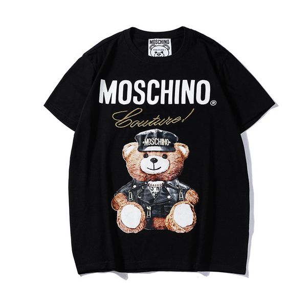 

Men woman t hirt ca ual hort leeve round neck t hirt cartoon bear print t hirt hirt