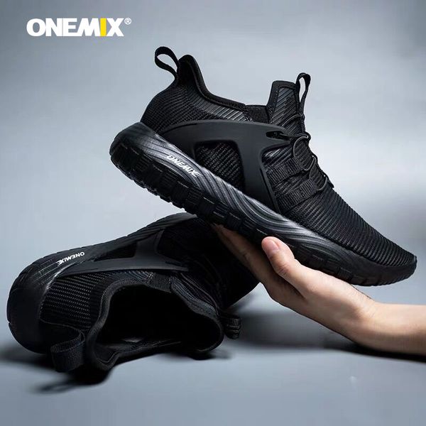 

onemix summer sport for men breathable running shoes walking jogging shoes light training sneakers bigger size47