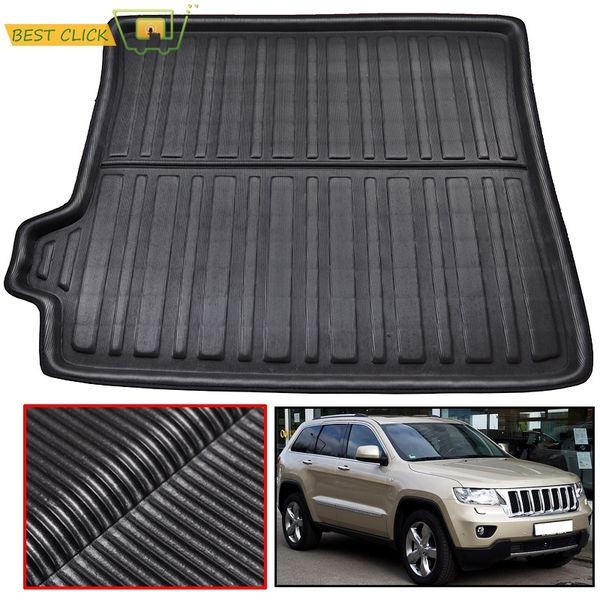 

car rear trunk liner cargo boot mat for grand cherokee wk2 2011-2013 2014 2015 2016 2017 2018 floor tray carpet mud kick