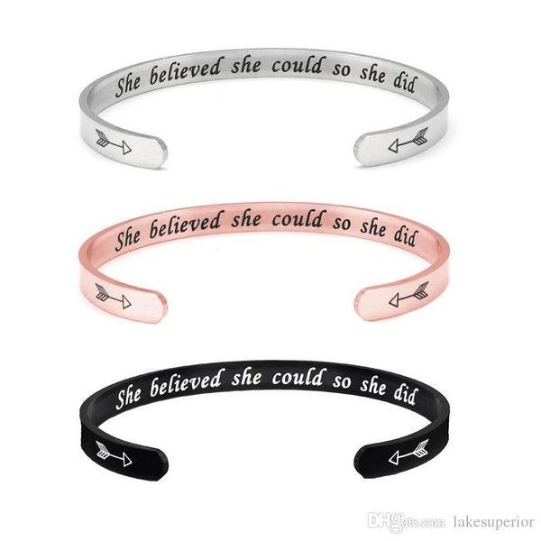 

titanium steel letter open bangle lover couple bangle cuff bangle for gift fashion jewelry accessories high quality, White