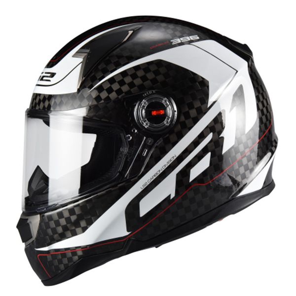 

ls2 ff396 12k carbonfiber full face motorcycle helmet double dual lens original capacete ls2 helmet man woman racing casco moto