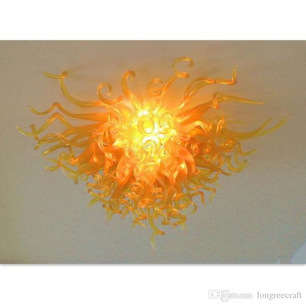 

ceiling light crystal glass livingroom decorled borosilicate glass chandelier lightings 100% handmade art crystal chandelier lightings
