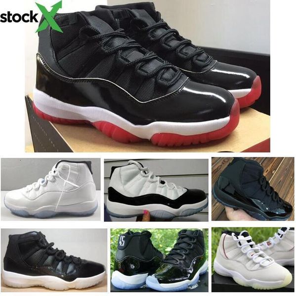 

real carbon fiber 11 11s 2020 new bred concord gamma blue platinum tint 72- basketball shoes men women sneakers with box, Black
