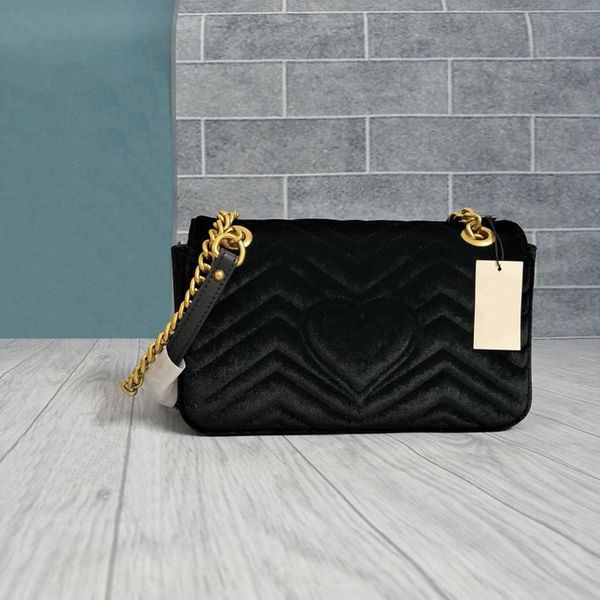 

роскошные высококачественные бархатные женские сумки на ремне женские сумки-мессенджеры для женщин бренд-дизайнер цепочка назад любовь сердц