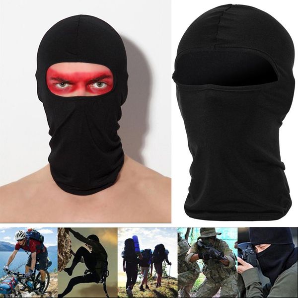 

new men women bike motorcycle outdoor sports black solid scarf neck face turban mask