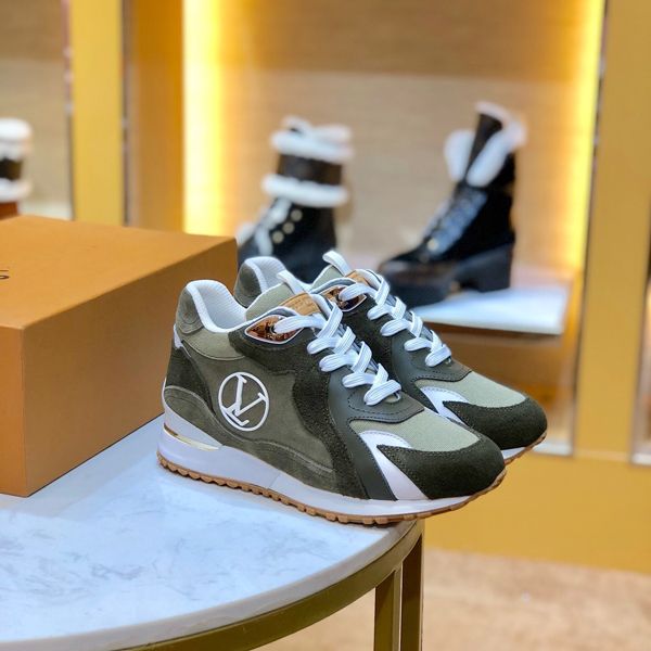 

with box] 2020 new fashion luxury designer shoes ladies casual shoes striped walking sports training luxury sneakers, Black