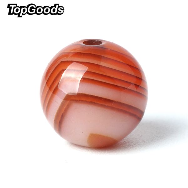 

oods natural brown striped agate beads carnelian gemstone loose onyx stone beads 15" for diy birthstone jewelry making