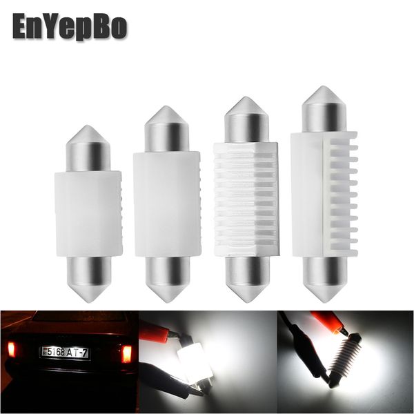 

2pcs c5w lamp 39mm no error white car number bulb 12v 24v for mondeo mk1 mk2 mk3 canbus license plate light