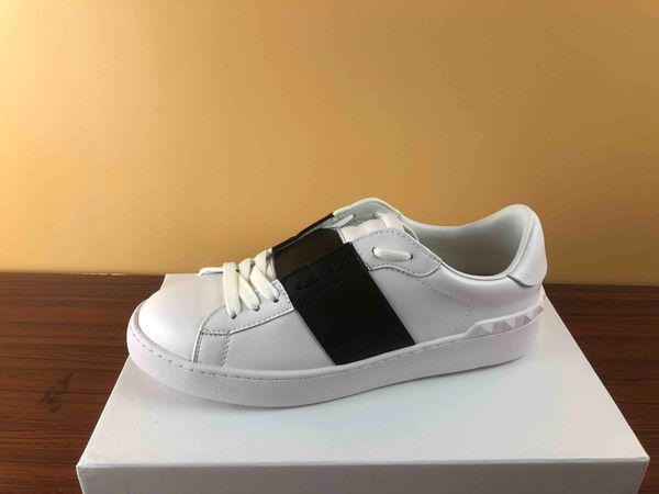 

selling fashion women luxury designer shoes open black bandage classic real leather casual brand shoes designer size 34-46 for salet01