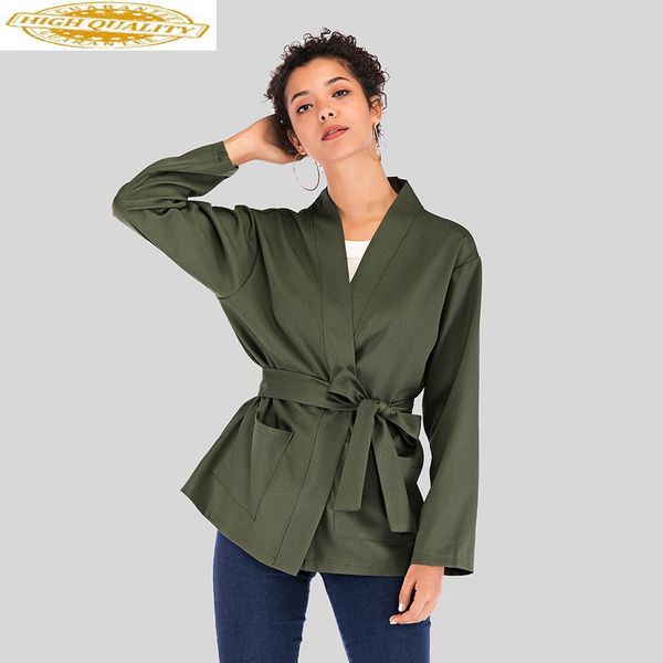 

ayusnue women's windbreaker oversize trench coat women fashion korean trench coats female sobretudo feminino jr1912 kj2371, Tan;black