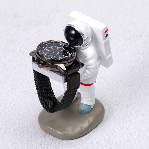 

various figures gift handmade necklaces watch display stand multipurpose jewelry organizer table astronaut shape old housekeeper, Pink;blue