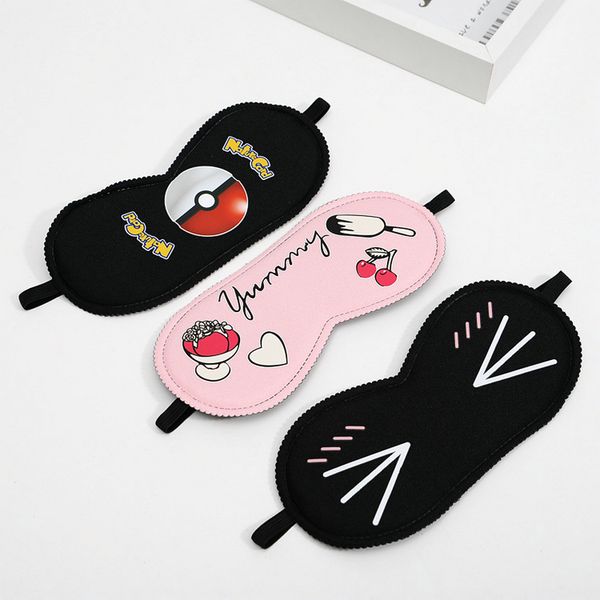 

triple black cartoon sleep eye mask lion cartoon ice compress spiderman eye masks eyeshade sleep spa zlody