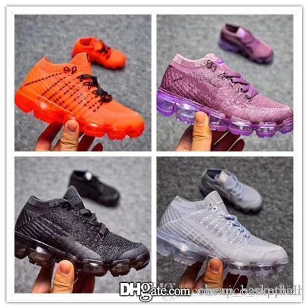 

new 2019 vapors moc be true designer boys girls shock running shoes for real quality fashion kids casual maxes sports chaussures sneakers