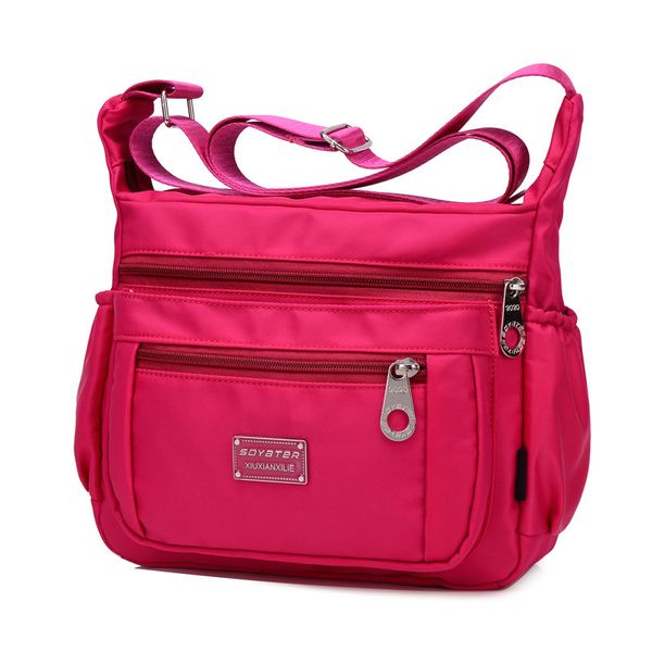 

simple baby diaper nappy bags for mom multi-layer mummy shoulder bags pure color fashion women's bag bxy115