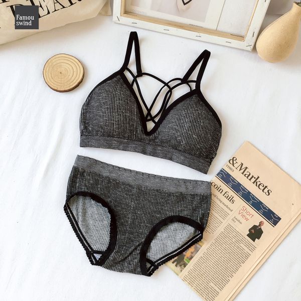 

sexy женщины девушка бюстгальтер трусы спагетти ремень беспроводного белье bet проложенного bralette трусы кусок бюстгальтер два трусы set, Red;black