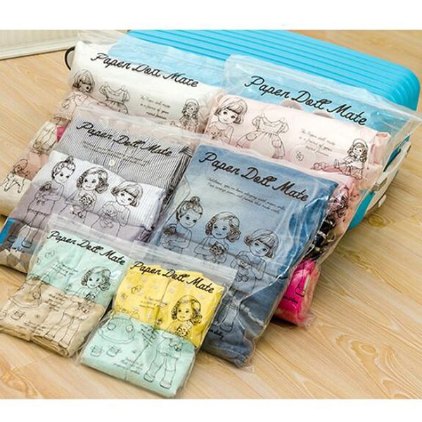 

storage bag transparent waterproof travel clothing storage compression bag shoe finishing