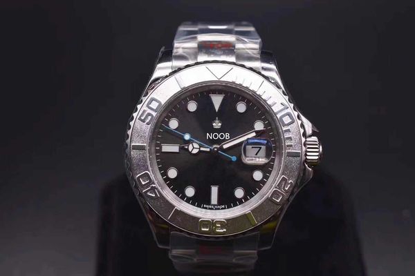 

n ym yacht orologio di lusso 2836-3135 movement watches 904l fine steel 40mm*13mm diameter designer watches ultra long blue luminous, Slivery;brown