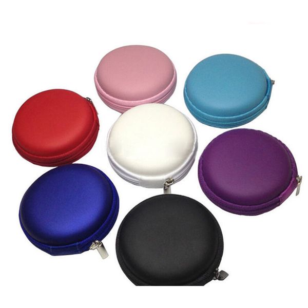 

7 colors mini euro round coin holder case coin purses women girls fashion coin purse zipper wallet for kids women ladies, Red;black