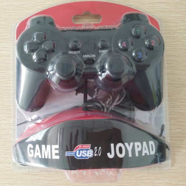 

2019 new gamepad joystick usb2.0 shock joypad gamepads game controller for pc lapcomputer win7/8/10/xp/vista