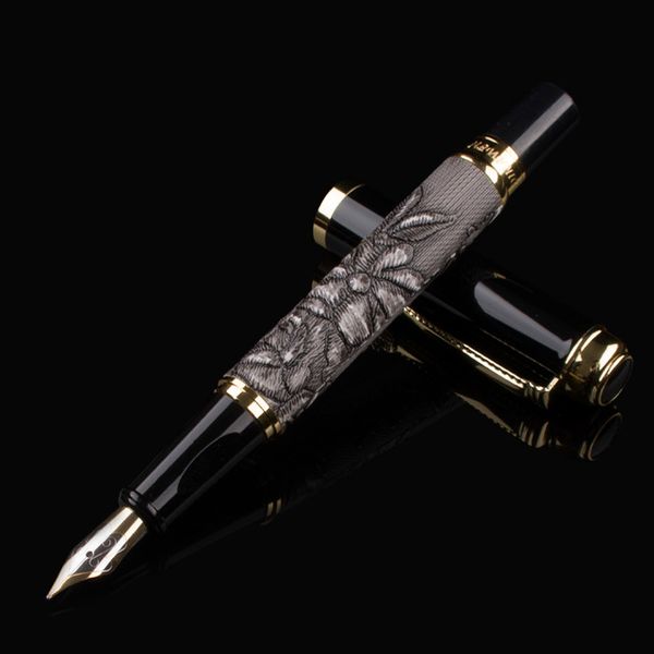 

new arrival metal nib fountain pen ink pens school business supplies for student gift