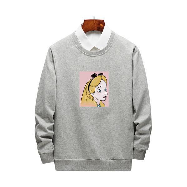 

men womens designer sweatshirt fashion trand boys solid color cartoon print clothes men women print clothing sale, Black
