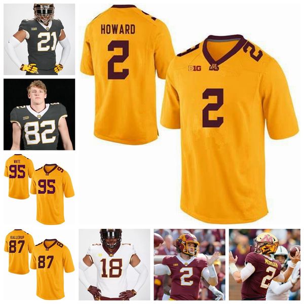

миннесота golden gophers джерси mohamed ibrahim джерси brevyn спан-ford eric decker сэм renner collegeg трикотажные изделия футбола пользова, Black