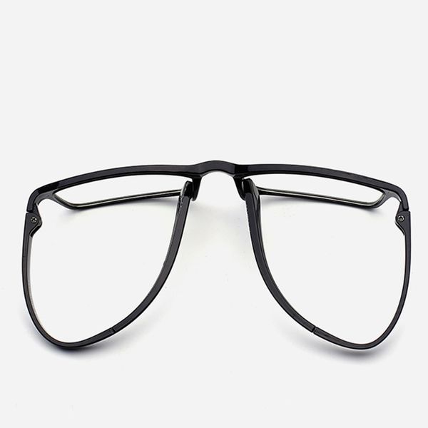 

wholesale-fashion square glasses frame men women anti-blue light radiateyeglasses frames computer optical fake no degree eyewear, Black