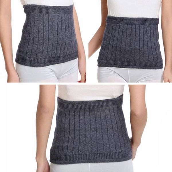 

outdoor home travel cashmere waist support warm lumbar grey, black belt, Black;gray