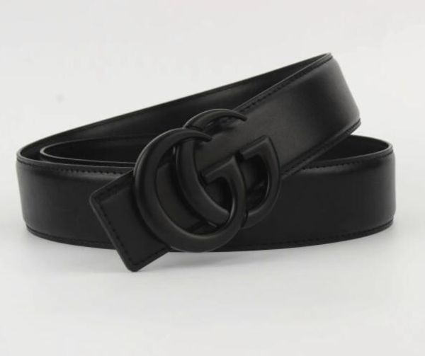 

2020 men/women with women's genuine leather designer leather belts of crime luxury 2gg, Black;brown