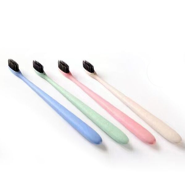 

south korea beihe wheat toothbrush soft bristle creative environmentally friendly family travel bamboo charcoal commodity