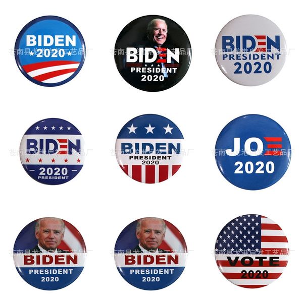 

canada hungary friendship biden badge metal pins for clothes biden badge on backpack brooch jewelry ks2194 #524, Silver
