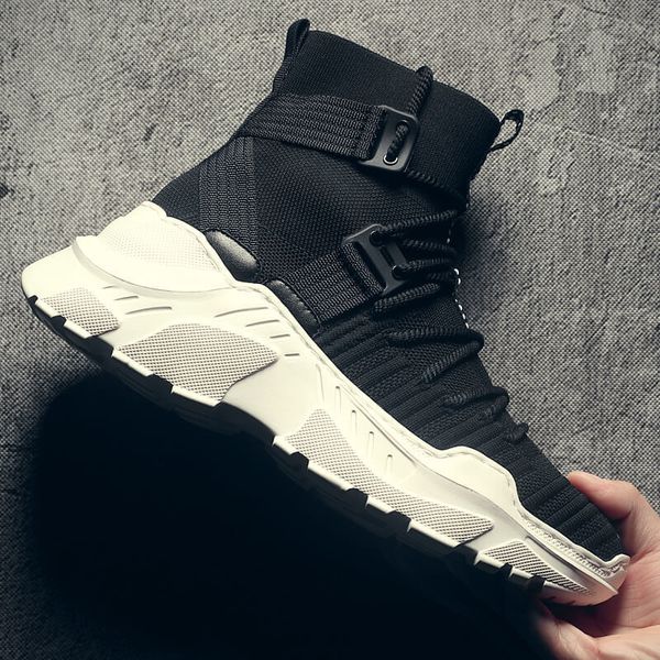 

men lightweight breathable fabric running shoes for men sport jogging training shoes brand men male running sneakers zm-41 y200612, Black