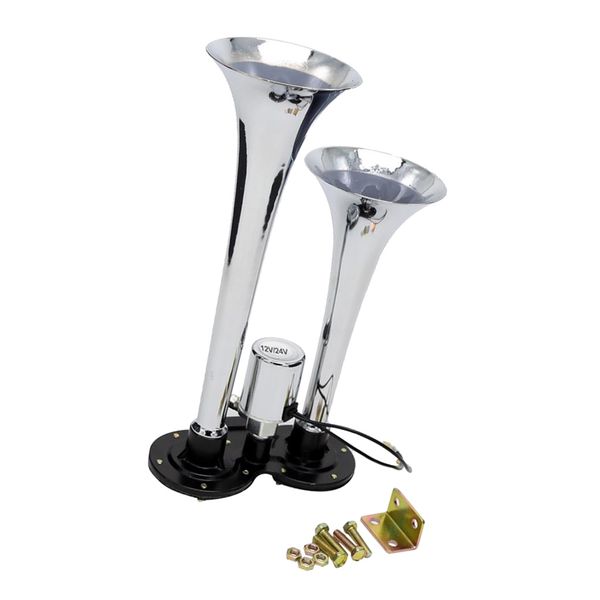 

12v / 24v тележки автомобиля ван лодка мотоцикл двойной трубы поезд air horn kit 150db